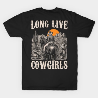 Long Live Howdy Rodeo Western Cowgirl T-Shirt